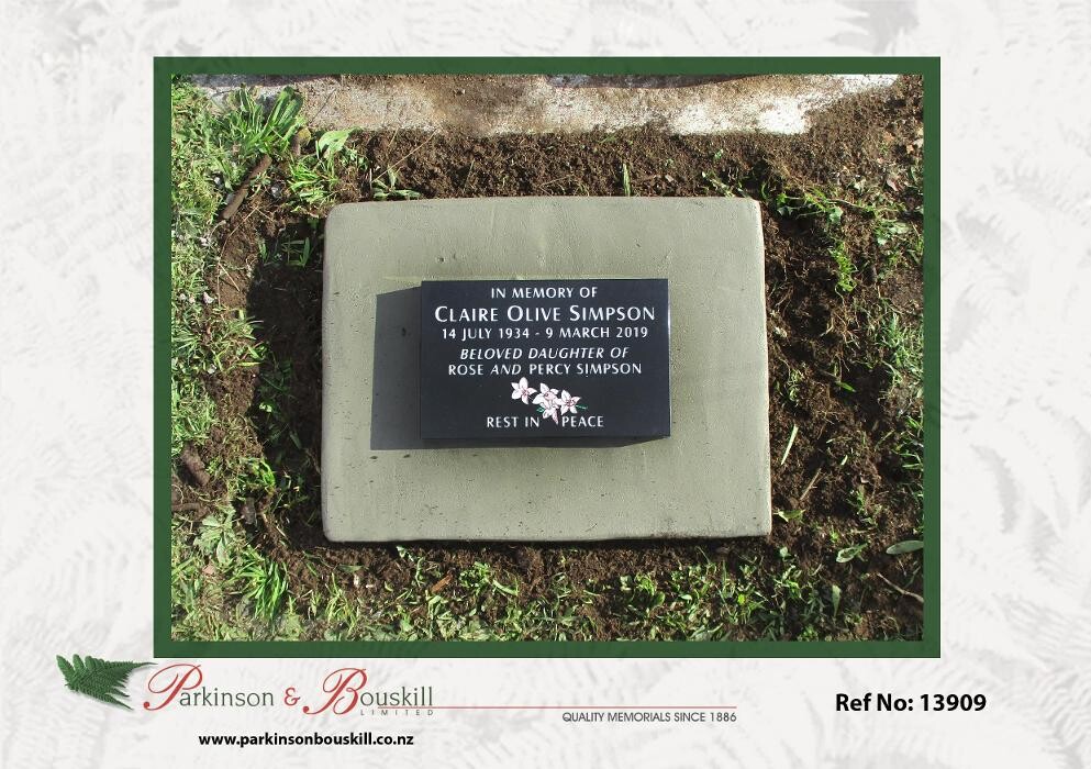 Images Parkinson & Bouskill Headstones Onehunga