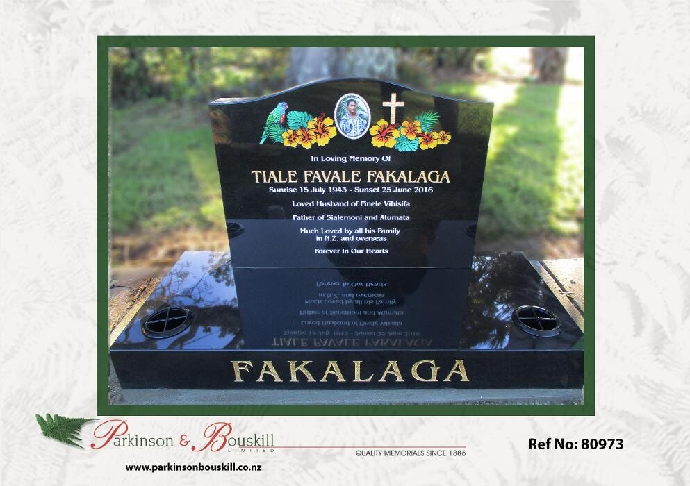Images Parkinson & Bouskill Headstones Onehunga