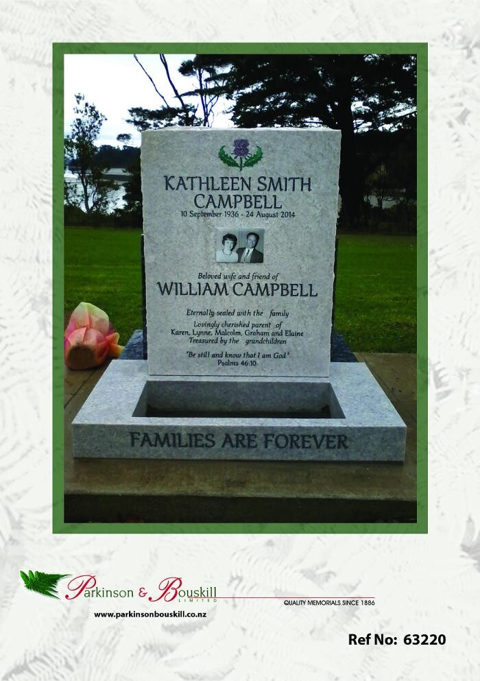 Images Parkinson & Bouskill Headstones Onehunga