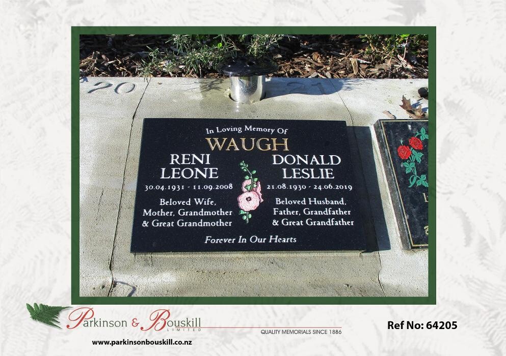 Images Parkinson & Bouskill Headstones Onehunga