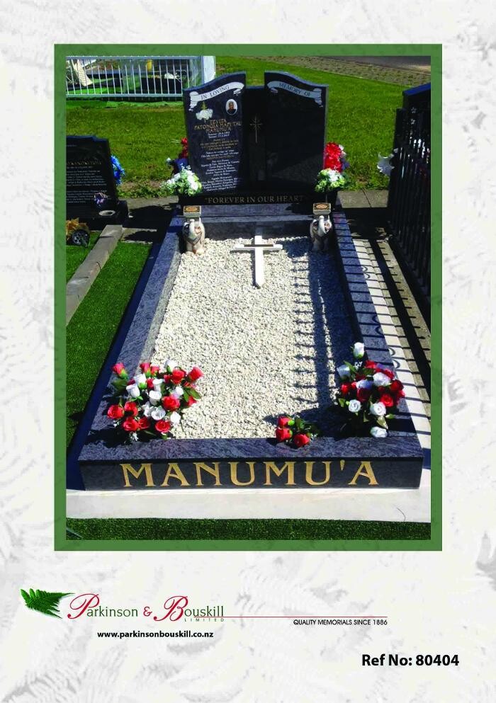 Images Parkinson & Bouskill Headstones Onehunga
