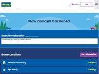 Website Screenshot Alamo Rent A Car