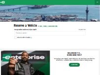 Website Screenshot Enterprise Rent-A-Car – Waiheke Island