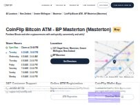 Website Screenshot CoinFlip Bitcoin ATM - BP Masterton (Masterton)