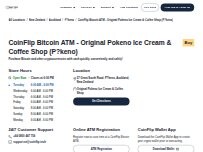Website Screenshot CoinFlip Bitcoin ATM - Original Pokeno Ice Cream & Coffee Shop (P?keno)