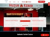 Website Screenshot Huzur Kebab