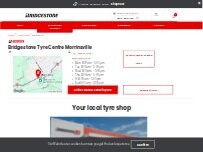 Website Screenshot Bridgestone Tyre Centre - Morrinsville