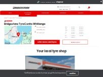 Website Screenshot Bridgestone Tyre Centre Whitianga