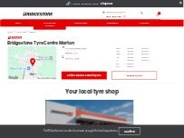 Website Screenshot Bridgestone Tyre Centre Marton