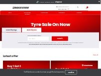 Website Screenshot Bridgestone Tyre Centre