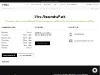 Website Screenshot Vivo Hair Salon Alexandra Park