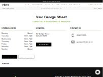 Website Screenshot Vivo Hair Salon Dunedin