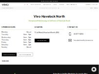 Website Screenshot Vivo Hair Salon Havelock North