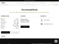 Website Screenshot Vivo Hair Salon Howell Road