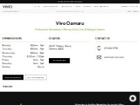Website Screenshot Vivo Hair Salon Oamaru