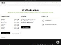 Website Screenshot Vivo Hair Salon The Boundary