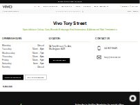 Website Screenshot Vivo Hair Salon & Skin Clinic Tory St