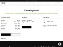 Website Screenshot Vivo Hair Salon Kingsland