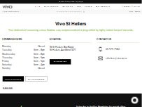 Website Screenshot Vivo Hair Salon St Heliers