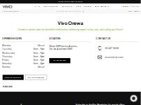 Website Screenshot Vivo Hair Salon Orewa