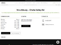 Website Screenshot Vivo Hair Salon & Skin Clinic Albany - Oteha Valley Road