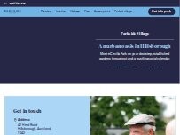 Website Screenshot Parkside Village - Metlifecare Retirement Village