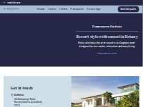 Website Screenshot Dannemora Gardens - Metlifecare Retirement Village