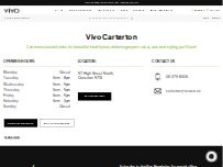 Website Screenshot Vivo Hair Salon Carterton