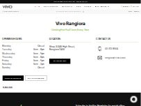 Website Screenshot Vivo Hair Salon Rangiora