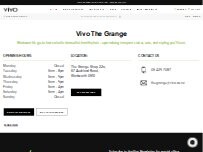 Website Screenshot Vivo Hair Salon The Grange