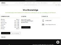 Website Screenshot Vivo Hair Salon Stoneridge