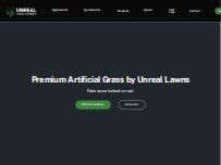Website Screenshot Unreal Lawns & Courts - Artificial Grass Hamilton & Tauranga, NZ