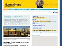 Dunedin South Veterinary Clinic website screenshot