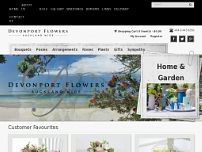 Devonport Flowers website screenshot