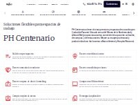 Website Screenshot Regus P.H. Torre Centenario