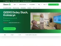 Website Screenshot GEERS Dobry Słuch