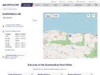 Website Screenshot United States Postal Service