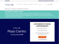 Website Screenshot For Eyes