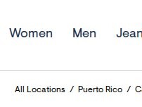 Website Screenshot Aéropostale