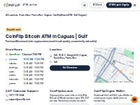 Website Screenshot CoinFlip Bitcoin ATM - Gulf (Caguas)