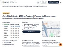 Website Screenshot CoinFlip Bitcoin ATM - Farmacia Monserrate (Carolina)