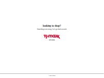 Website Screenshot T.J. Maxx