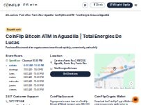 Website Screenshot CoinFlip Bitcoin ATM - Total Energies De Lucas (Aguadilla)