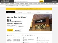 Website Screenshot Advance Auto Parts