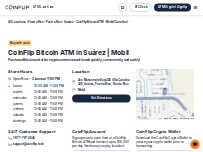 Website Screenshot CoinFlip Bitcoin ATM - Mobil (Carolina)
