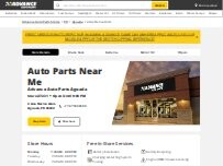 Website Screenshot Advance Auto Parts