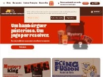 Website Screenshot Burger King Évora