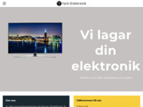 Tomi Elektronik AB website screenshot