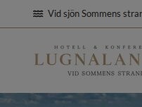 Website Screenshot Lugnalandet Hotell & Konferens