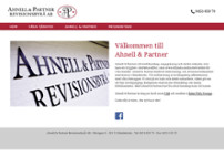 Ahnell & Partner Revisionsbyrå AB website screenshot